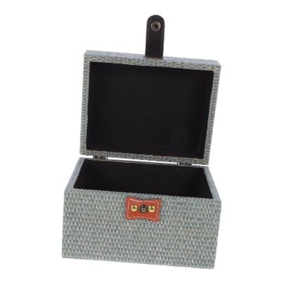 Ciieeo Wood Jewelry Case with Lid, Simple Elegant Bedroom Storage Box