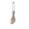 RUNGEASINI Titanium Cutlery Camping Folding Spoon Outdoor Portable Tableware Set Travel Lightweight Flatware RT004T view 1