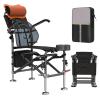 Folding Fishing Chair Comfortable Fishing Bedchair Outdoor Portable Garden Folding Camping Chairs with Rod Holder and Backpack Adjustable Legs for Fishing,Parties,Barbecue (Size : Set 1) view 1