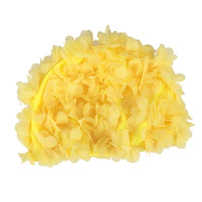 Milisten 1pc Ear Protector for Swimming Swim Cap Women Retro Swim Hat Women Swim Cap Swim Bathing Cap Swimming Hat Vintage Accessories Swim Cap for Men Daisy Swim Flower Hawaii, 20X20CM, Yellow