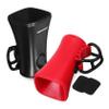 WHAMVOX 2pcs Electric Bike Horn Loud and Cycle Horn for Mountain and Road Lightweight and Compact Handlebar Accessory Easy to Install Design Black Red view 1