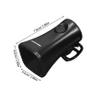 WHAMVOX 2pcs Electric Bike Horn Loud and Cycle Horn for Mountain and Road Lightweight and Compact Handlebar Accessory Easy to Install Design Black Red view 2