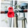 WHAMVOX 2pcs Electric Bike Horn Loud and Cycle Horn for Mountain and Road Lightweight and Compact Handlebar Accessory Easy to Install Design Black Red view 4