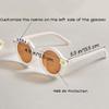 Personalized Daisy Flower Toddler Sunglasses Custom UV400 Protection Sunglasses with Custom Name Cute Sunglasses Birthday Gift for Boys and Girls | Floral Sunnie view 3
