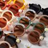 Personalized Daisy Flower Toddler Sunglasses Custom UV400 Protection Sunglasses with Custom Name Cute Sunglasses Birthday Gift for Boys and Girls | Floral Sunnie view 4