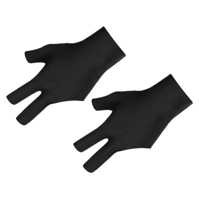 VANZACK 2pcs Elastic Snooker Sports Gloves Fingers Pool Glove Breathable Billiard