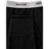 Fruit of the Loom Men's Recycled Premium Waffle Thermal Underwear Long Johns Bottom (2 Pack) Medium Black view 3