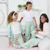 Mad Dog Girl's Pajama Pants - 2/3 Pack, Soft Micro Fleece Fashion Sleepwear Lounge. Sizes: 6-16, 3 Pack, 10-12, Green Flowers/Green Plaid/Green Solid view 4