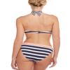 LASCANA Womens Striped Classic Bikini Bottom  Sporty Swimwear with Regular Fit and Comfortable Stretch,Navy Striped-12 view 3