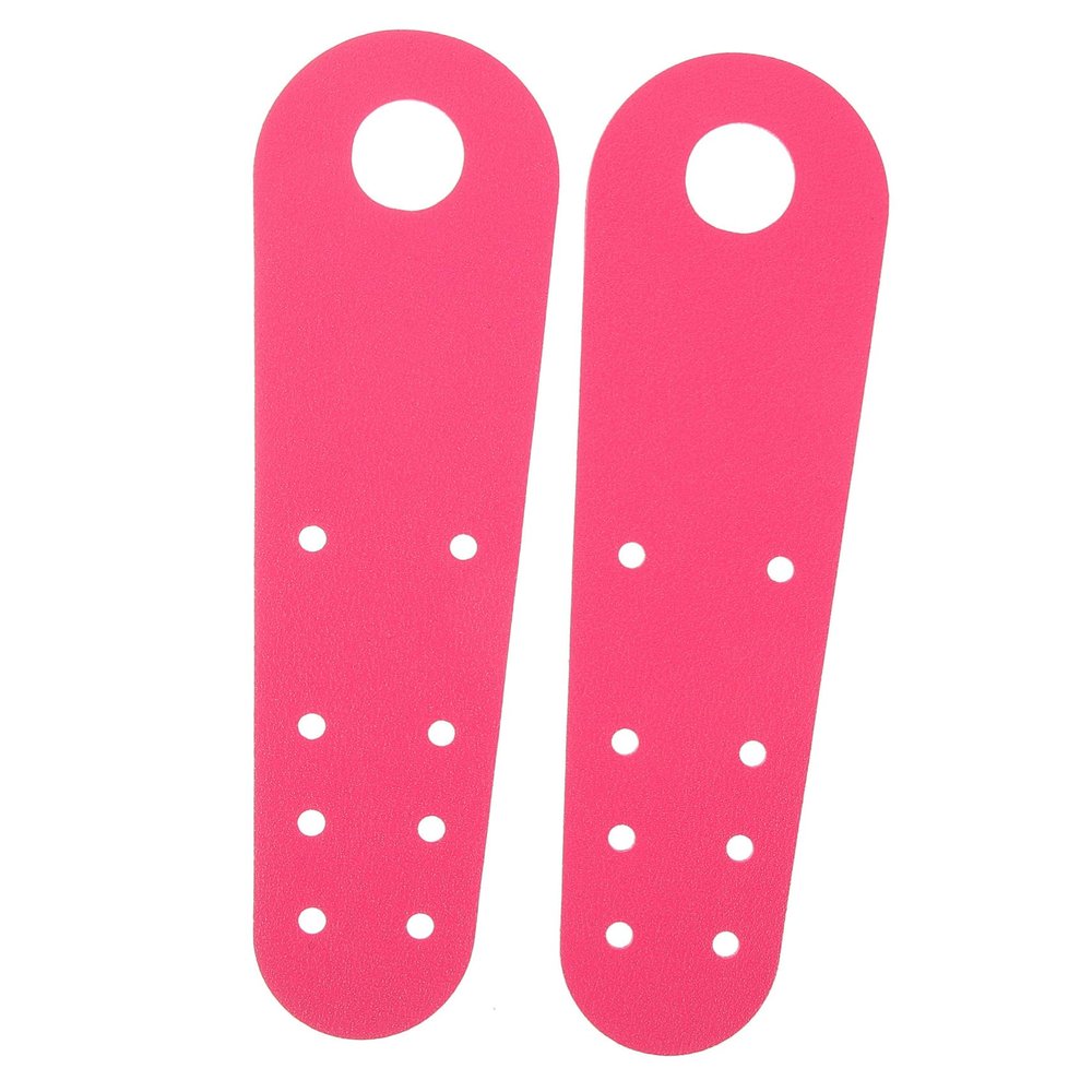 WHAMVOX 1pair Roller Skates Toe Caps Leather Protective Toe Guards for Roller Skating Lightweight and Easy to Match Suitable for Skates Light Pink