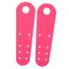 WHAMVOX 1pair Roller Skates Toe Caps Leather Protective Toe Guards for Roller Skating Lightweight and Easy to Match Suitable for Skates Light Pink view 1