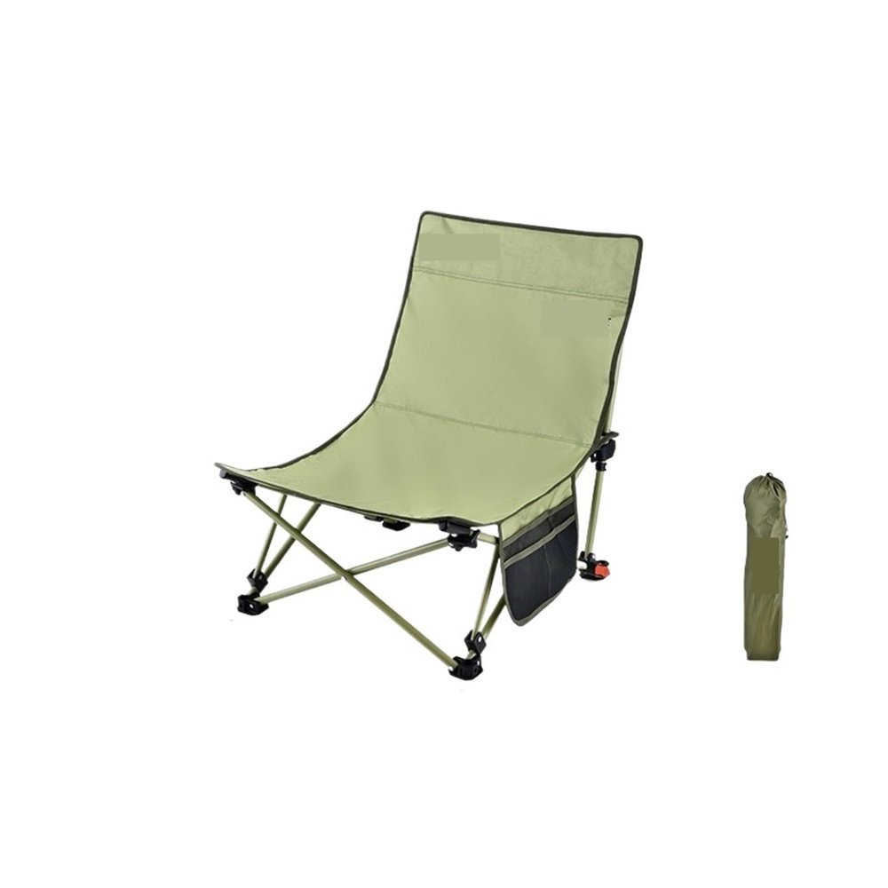 BINGLEI Folding Chairs for Outside Poratable Beach Chair Folding Moon Chair Adjustable Backrest Hiking Picnic Fit for Seat Camping Outdoor Lounge Chair New Portability,Quick Storage(Medium Green)