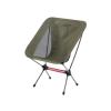 BINGLEI Folding Chairs for Outside Lightweight Portable Compact Folding Outdoor Moon Chair Camping Fishing Picnic Beach Chair Backrest Stool BBQ Portability,Quick Storage(Black Medium) view 3