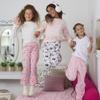 Mad Dog Girl's Pajama Pants - 2/3 Pack, Soft Micro Fleece Fashion Sleepwear Lounge. Sizes: 6-16, 3 Pack, 14-16, Pink Bow&Butterfly/Pink Stars/Pink Solid view 4