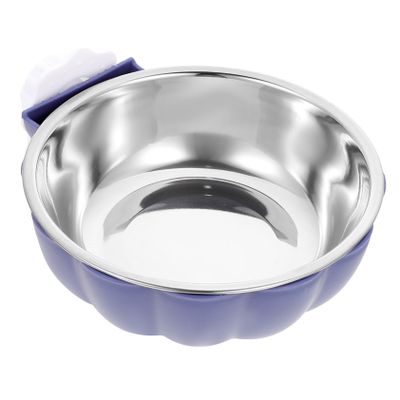 Hohopeti Hanging Dog Bowl Wear-Resistant Pet Feeding Dish for Dogs and Cats Convenient and Easy to Install for Cages and Pet Accessories