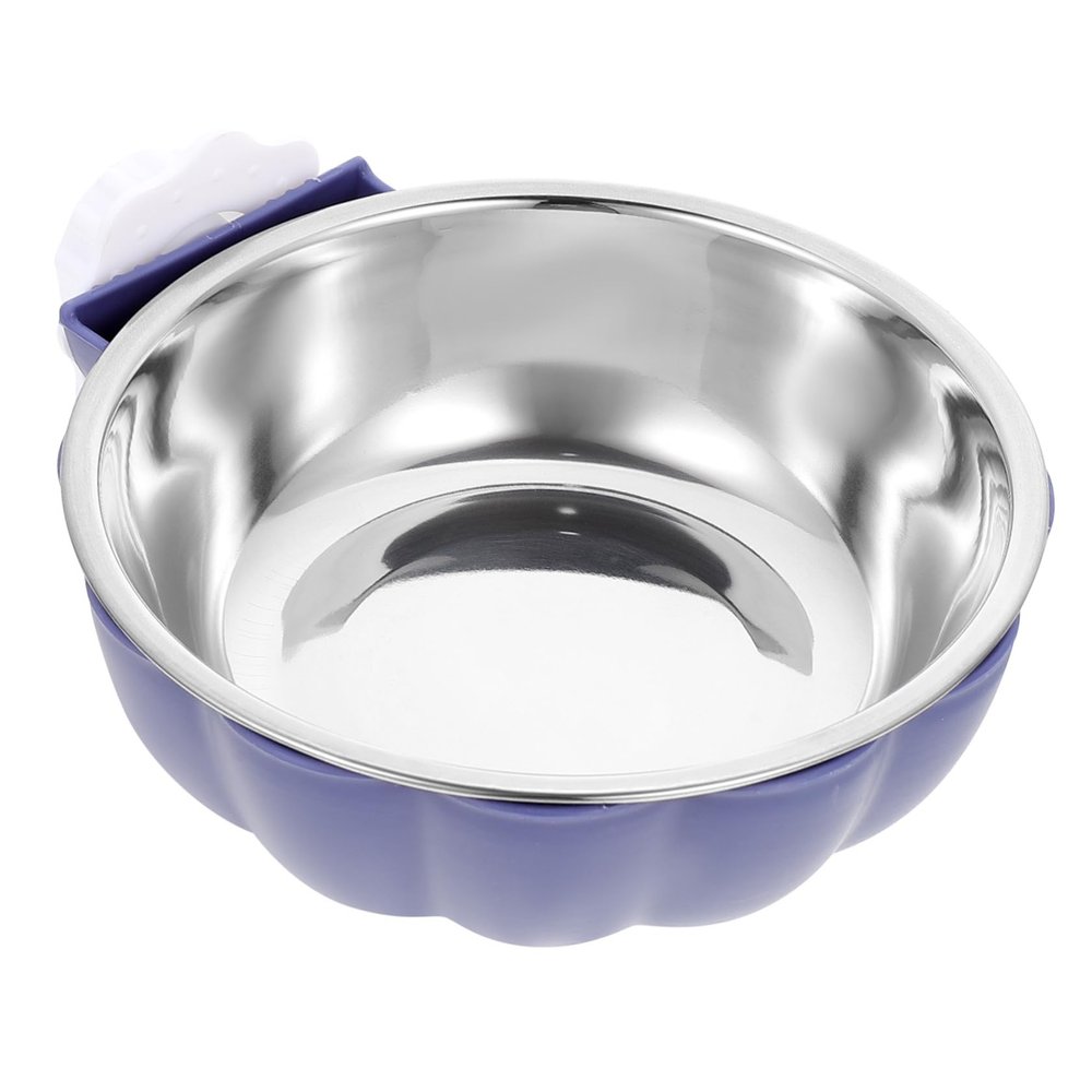 Hohopeti Hanging Dog Bowl Wear-Resistant Pet Feeding Dish for Dogs and Cats Convenient and Easy to Install for Cages and Pet Accessories