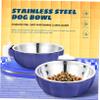 Hohopeti Hanging Dog Bowl Wear-Resistant Pet Feeding Dish for Dogs and Cats Convenient and Easy to Install for Cages and Pet Accessories view 3