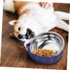 Hohopeti Hanging Dog Bowl Wear-Resistant Pet Feeding Dish for Dogs and Cats Convenient and Easy to Install for Cages and Pet Accessories view 4