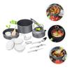POPETPOP 1 Set Picnic Barbecue Pot Camping Cookware Set Portable Camping Cooking Utensils view 3