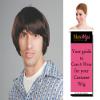 Beatles Ringo color Brown - Starr 60s Beetles Hippie Mop Top Men British Invasion Enigma Peluca Bundle MaxWigs Costume Wig Care Guide view 3