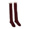 GALPADA 1pair Lace-trimmed Knee Socks for Women Skin-friendly and Warm Stylish Delicate Stockings for Everyday Wear and Gifting view 1