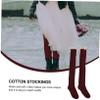 GALPADA 1pair Lace-trimmed Knee Socks for Women Skin-friendly and Warm Stylish Delicate Stockings for Everyday Wear and Gifting view 2