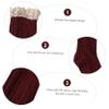 GALPADA 1pair Lace-trimmed Knee Socks for Women Skin-friendly and Warm Stylish Delicate Stockings for Everyday Wear and Gifting view 3