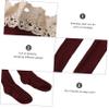 GALPADA 1pair Lace-trimmed Knee Socks for Women Skin-friendly and Warm Stylish Delicate Stockings for Everyday Wear and Gifting view 4
