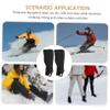 COOLHIYA Outdoor Thermal Leg Gaiters Adjustable Wear- Gaiters for Hiking Snow and Winter Activities Protects Legs from Water Snow and Insects Lightweight Compact Design view 2
