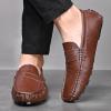 CONGRI Loafers for Men Penny Driving Style Loafer Vegan Leather Flat Heel Casual Wedding Slip On (Color : Brown, Size : 10) view 2