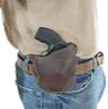 Barsony Brown Leather Pancake Holster for S&W 325 PD Right view 3