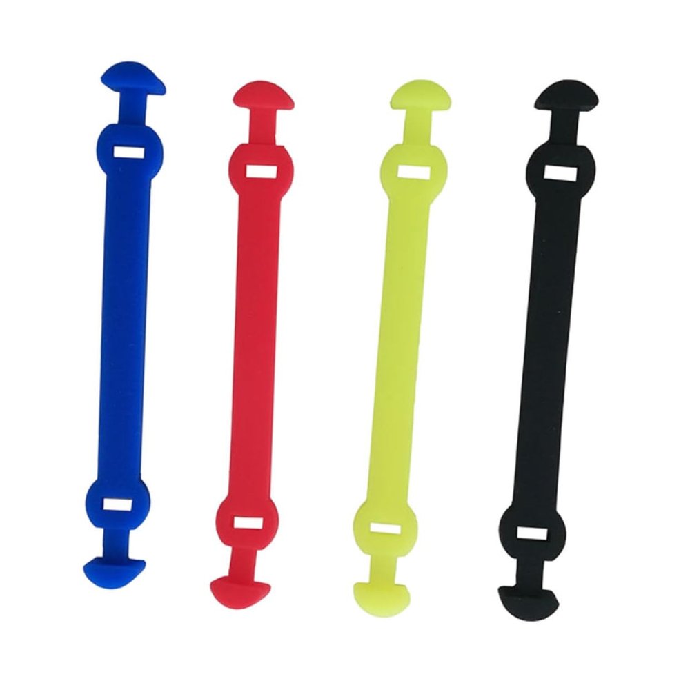 WHAMVOX 4pcs Silicone Tennis Racket Vibration Dampener Long Absorbers Tennis Equipment Accessory
