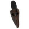 Barsony Brown Leather Pancake Holster for S&W J Frame Snub Nose Right view 4