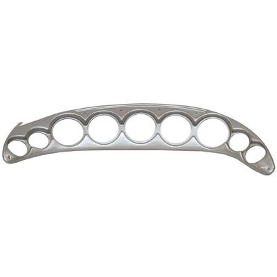 Crownline Boat Blank Gauge Panel | Metallic Silver 9-Gauge