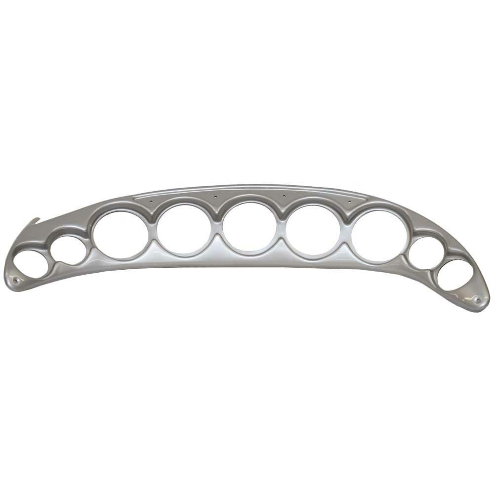 Crownline Boat Blank Gauge Panel | Metallic Silver 9-Gauge