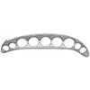 Crownline Boat Blank Gauge Panel | Metallic Silver 9-Gauge view 1