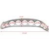 Crownline Boat Blank Gauge Panel | Metallic Silver 9-Gauge view 4