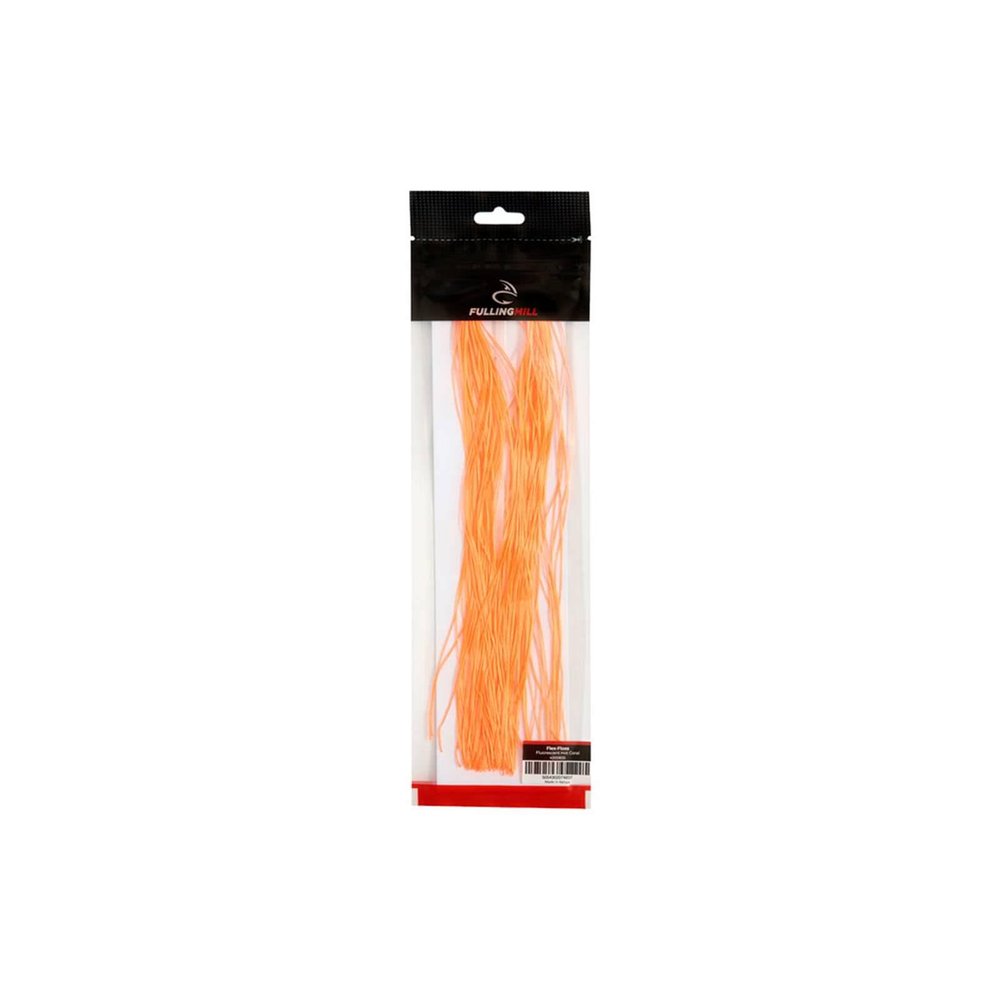 Fulling Mill Flex-Floss Fluorescent Hot Coral