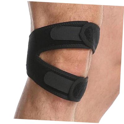 Milisten Sports Knee Pads Breathable Silicone Protective Sleeve for Basketball Climbing and Hiking Non-slip Design for Injury Recovery and Support Black