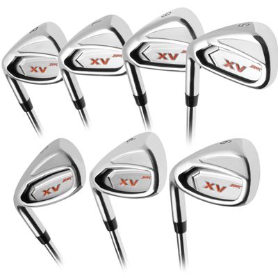 Acer XV Golf Iron Set for Men, Left Handed, Senior Flex, Graphite-Shafted 7-Piece Set (#5-9, PW, SW)