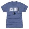500 LEVEL Kyrie Irving Dallas Mavericks Men's Premium T-Shirt - Kyrie Irving Dallas Mavericks Elite WHT (Tri Royal, XXX-Large) view 1