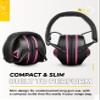 TradeSmart TacticalEdge NRR 24 Electronic Earmuffs  Active Shooting Ear Protection with 5x Amplification & Slim Design view 2
