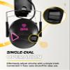 TradeSmart TacticalEdge NRR 24 Electronic Earmuffs  Active Shooting Ear Protection with 5x Amplification & Slim Design view 3
