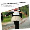 BRIGHTFUFU 12pcs Gymnastics Hair Ribbon Dance Streamer Ribbons for Rhythmic Gymnastics Artistic Accessories view 3