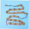 BRIGHTFUFU 12pcs Gymnastics Hair Ribbon Dance Streamer Ribbons for Rhythmic Gymnastics Artistic Accessories view 4
