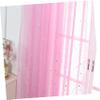 Cabilock Silver Star Voile Curtains Sheer Window Screening Teen Girl Bedroom Decor Romantic Star Foil Curtains for Living view 2