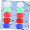 Parliky 25pcs Luminous Fishing Line Clips Colorful Fishing Wheel Stoppers for Locking Compact Accessories for Saltwater Freshwater Use view 3