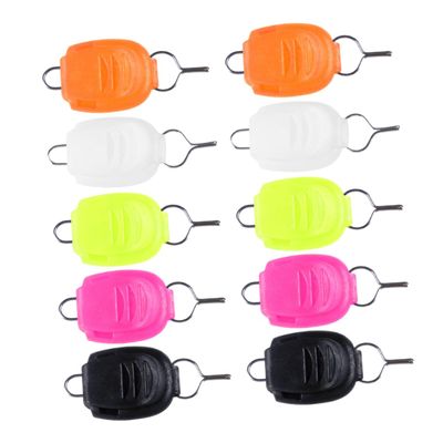 Parliky 25pcs Luminous Fishing Wheel Stoppers Mixed Thread for Fishing Line Compact Accessories to Prevent Line Loss