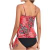 Bikini Sets for Women Womens Classic Tankini Bandeau Swimsuits Strapless 2 Piece Bathing Suit Tropical Floral Swim Tube Top Bikini Swimwear view 4