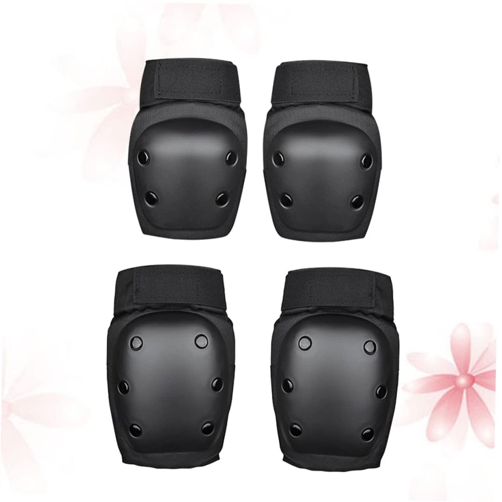 GOOHOCHY Outdoor Sports Brace Protector 1 Set/4pcs Breathable Elastic Pads for Kids Knee Pad Inserts